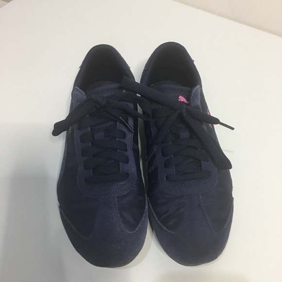 womens navy blue puma sneakers